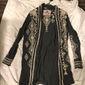 Charcoal Johnny Was Cardigan